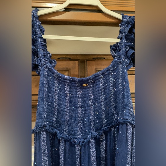 Anthropologie PQ Swim Victoria tiered maxi dress M/L - Picture 7 of 8